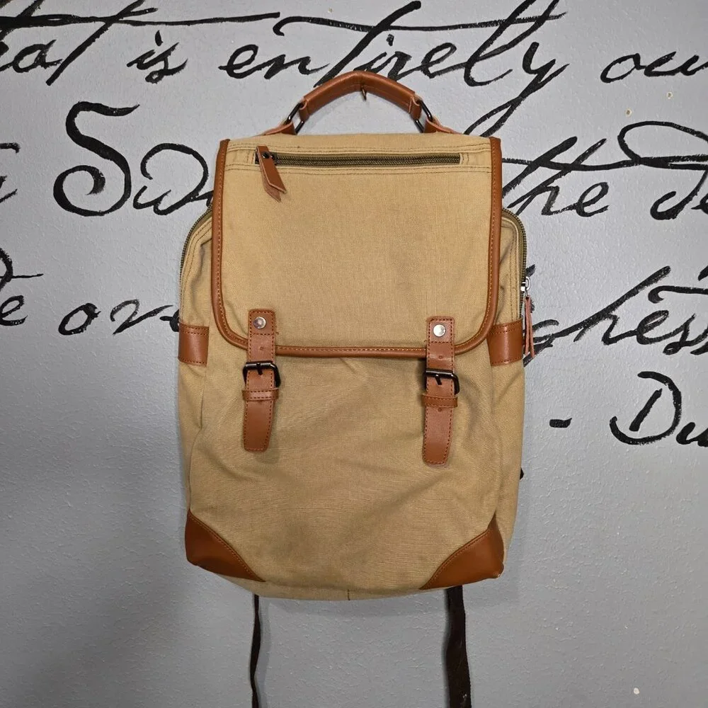 Source Unknown canvas backpack